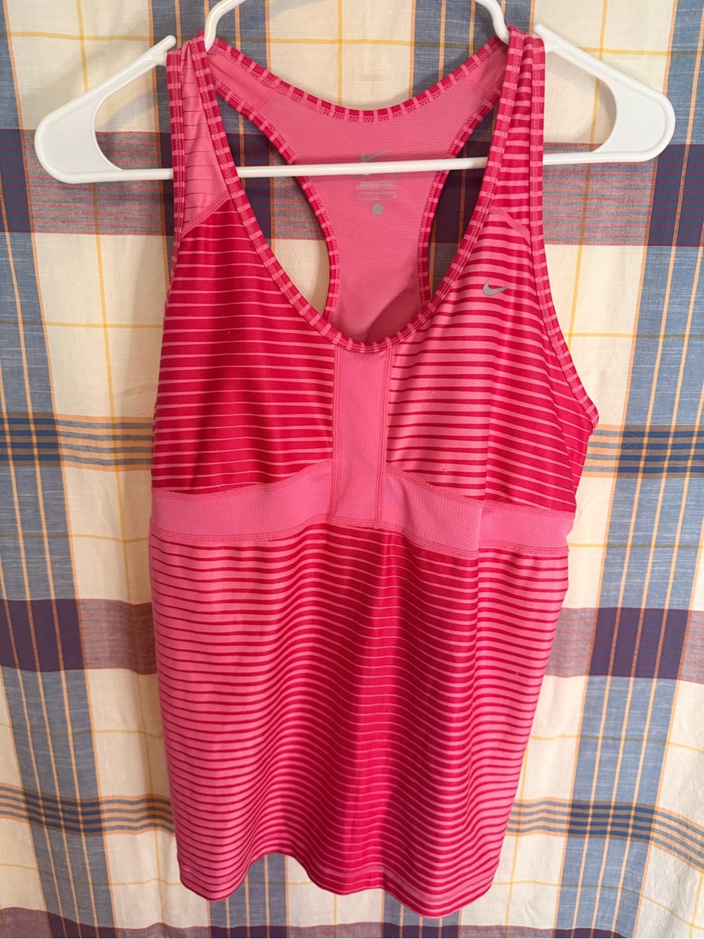 Nike Hot Pink Mesh Performance Tank